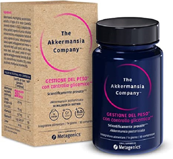 THE AKKERMANSIA COMPANY GESTIONE PESO CON CONTROLLO GLICEMICO 30 COMPRESSE - dottorbianchi.it