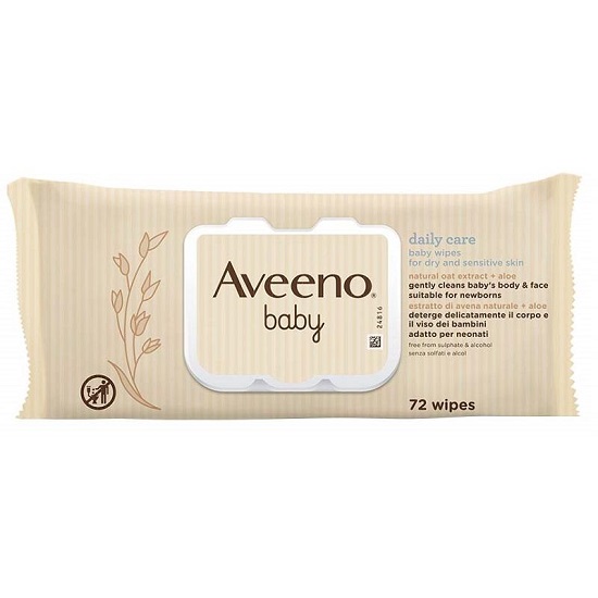 AVEENO BABY SALVIETTINE 72 PEZZI - dottorbianchi.it