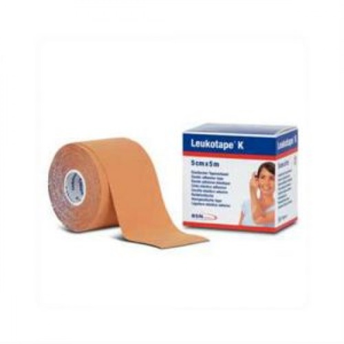 BENDA ADESIVA LEUKOTAPE K PER TAPING FISIOTERAPICO LARGHEZZA 2,5 CM LUNGHEZZA 5 M COLOR CARNE IN ROTOLO - dottorbianchi.it