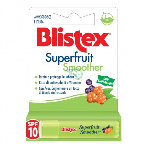 BLISTEX SUPERFRUIT SMOOTHER SPF10 STICK LABBRA - dottorbianchi.it