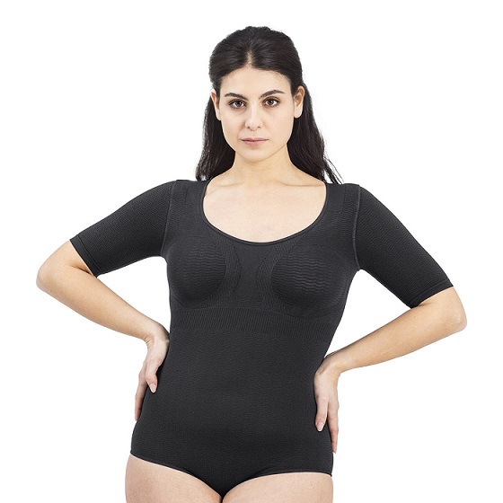 SILVER WAVE BODY SKIN PRO BODY CON MANICHE NERO XS - dottorbianchi.it