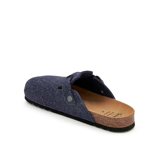 DAKOTA MAN PANTOFOLA FELTRO RICICLATO NAVY BLUE 41 - dottorbianchi.it