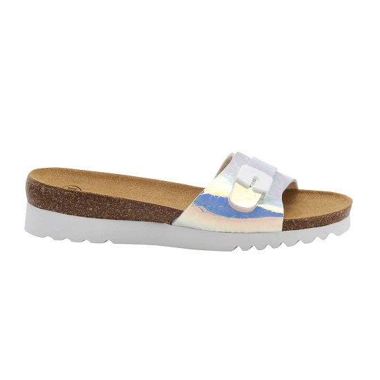 GINNI SIMILPELLE IRIDESCENTE MULTICOLOR 36 - dottorbianchi.it