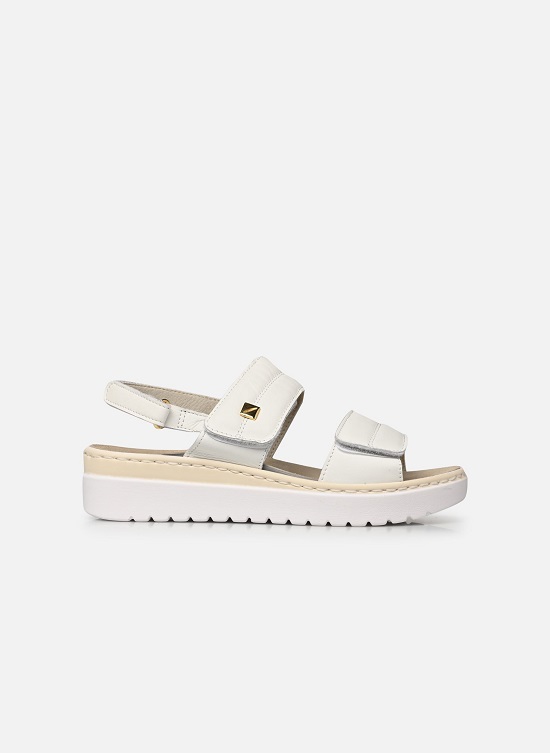 CAMAIORE SANDAL BIANCO SPORCO 37 - dottorbianchi.it