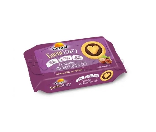 CEREAL BUONI SENZA CROSTATINA ALLA NOCCIOLA 150 G - dottorbianchi.it