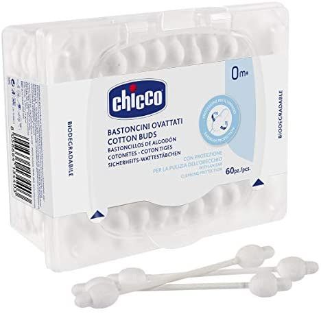 CHICCO BASTONCINI COTONATI 60 PEZZI - dottorbianchi.it