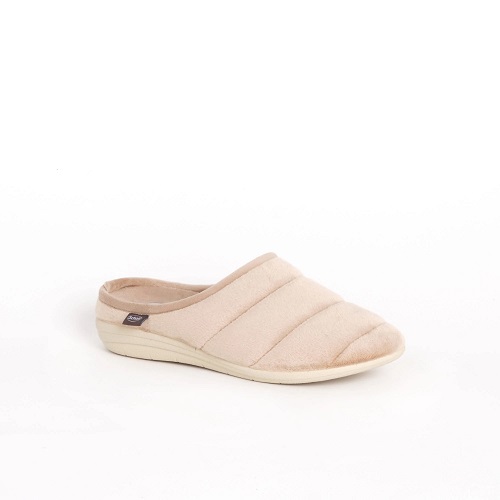 CLOUDY MICROFIBRE PANTOFOLA DONNA BEIGE 38 - dottorbianchi.it