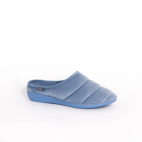 CLOUDY MICROFIBRE PANTOFOLA DONNA LIGHT BLUE 40 - dottorbianchi.it