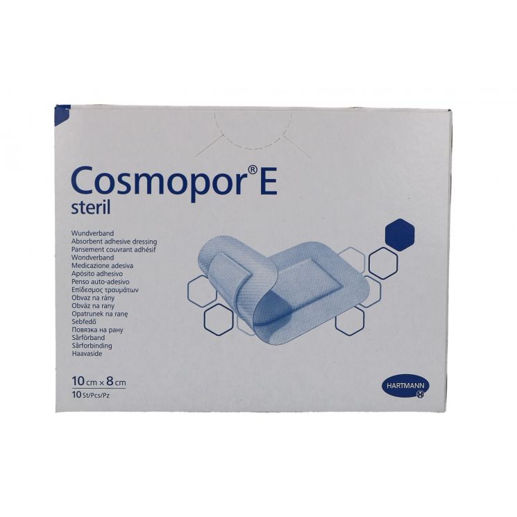 COSMOPOR E CEROTTO ADESIVO PER MEDICAZIONI IN TESSUTO NON TESSUTO 10X 8CM 10 PEZZI - dottorbianchi.it
