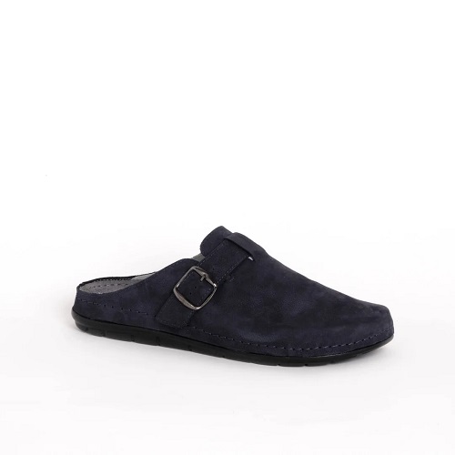 INVERNESS MAN NUBUCK CIABATTA UOMO NAVY BLUE 42 - dottorbianchi.it