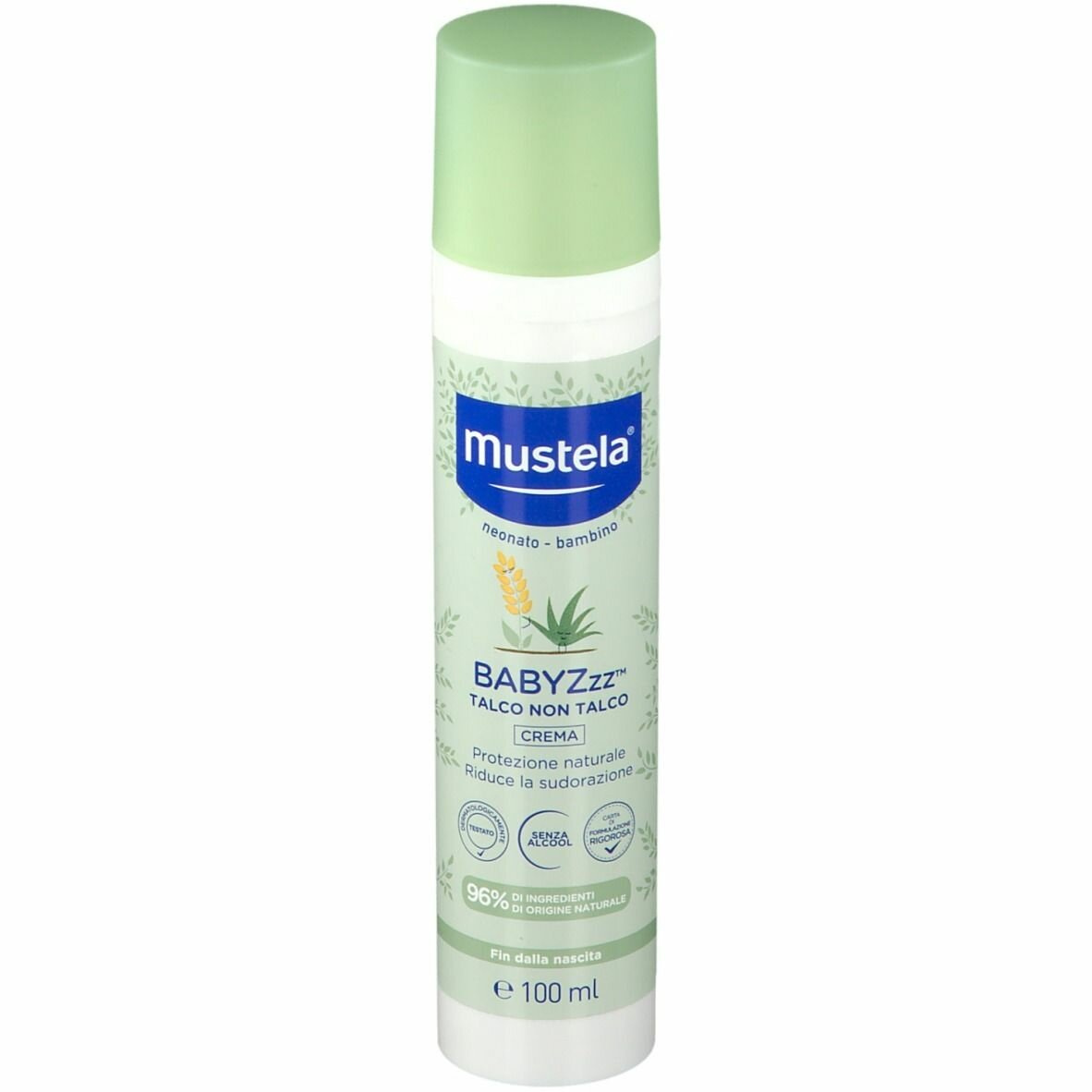 MUSTELA BABYZZZ TALCO NO TALCO 100 ML  - dottorbianchi.it
