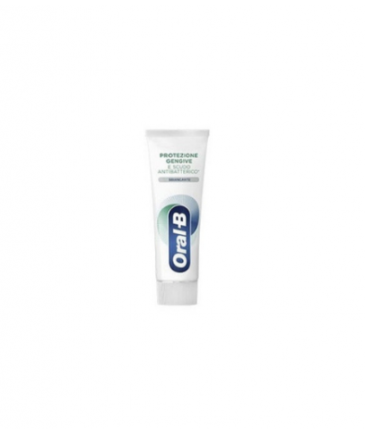 ORALB PROTZIONE GENGIVE E SCUDO ANTIBATTERICO SBIANCANTE 75 ML - dottorbianchi.it