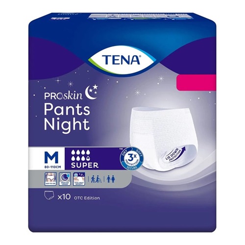 PANNOLONE A MUTANDINA TENA PANTS NIGHT SUPER M 10 PEZZI - dottorbianchi.it