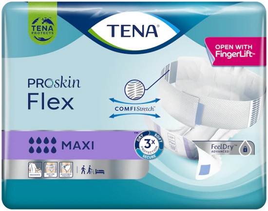 TENA FLEX MAXI S PANNOLONE PER INCONTINENZA  22 PEZZI - dottorbianchi.it