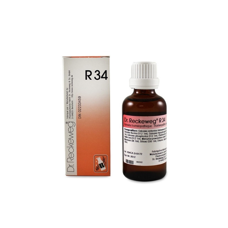 RECKEWEG R34 GOCCE 22 ML - dottorbianchi.it