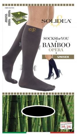 SOCKS FOR YOU BAMBOO OPERA GAMBALETTO BORDEAUX M - dottorbianchi.it