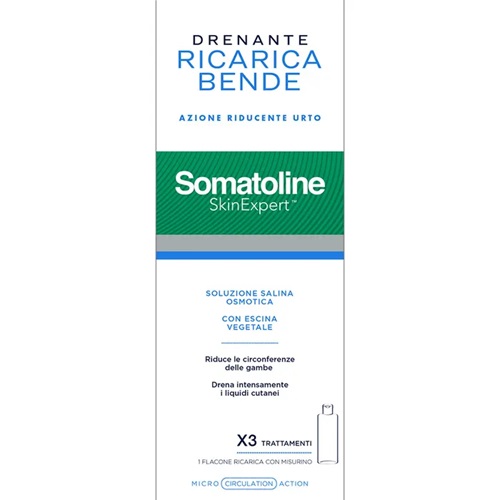 SOMATOLINE SKIN EXPERT BENDE SNELLENTI DRENANTI KIT RICARICA 400 ML - dottorbianchi.it