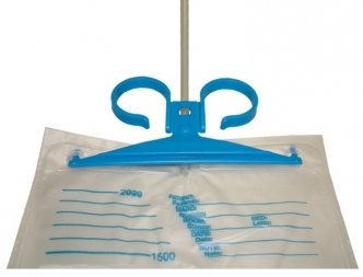 SUPPORTO DI PLASTICA PER BORSA URINA 100 PEZZI - dottorbianchi.it