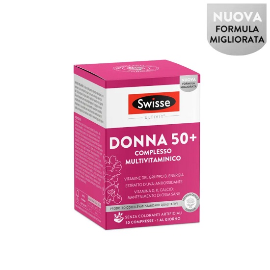 SWISSE MULTIVITAMINICO DONNA 50+ 30 COMPRESSE - dottorbianchi.it