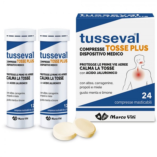 TUSSEVAL TOSSE PLUS 24 COMPRESSE - dottorbianchi.it