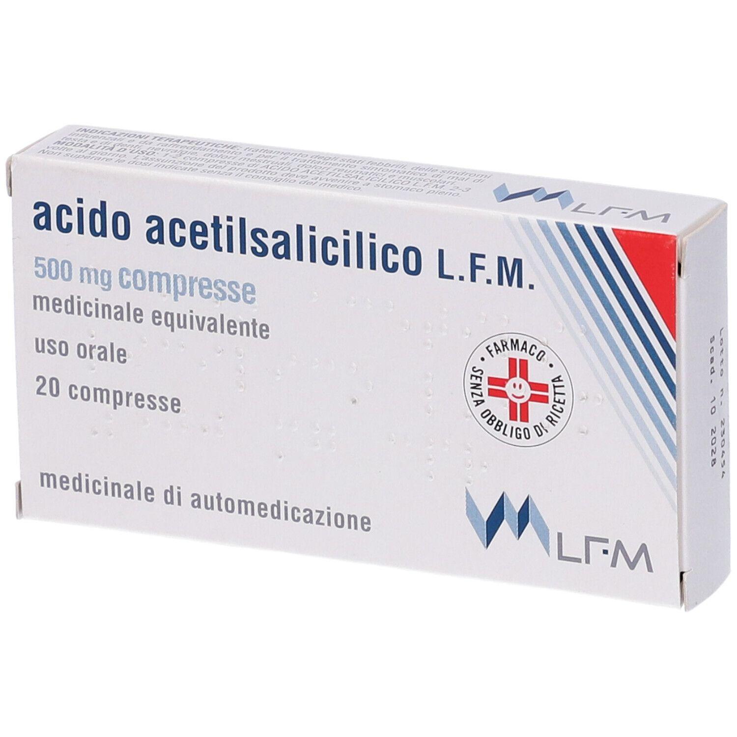 ACIDO ACETILSALIC LFM*20CPR500 - dottorbianchi.it