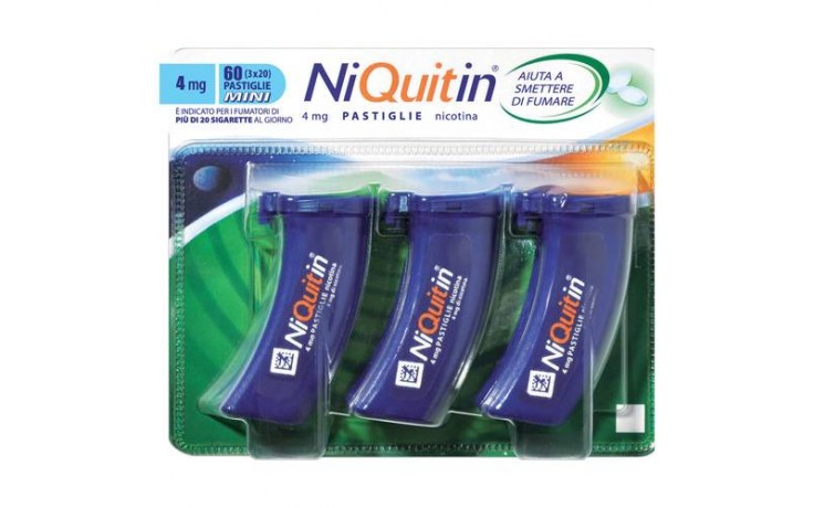 NIQUITIN*60PASTL 4MG MENTA FL - dottorbianchi.it