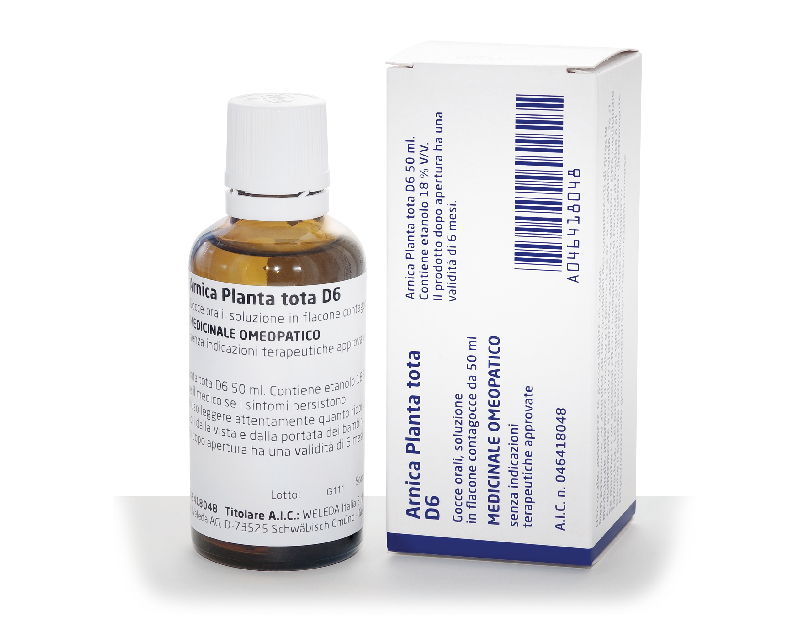 ARNICA PLANTA TOTA*D6 GTT 50ML - dottorbianchi.it