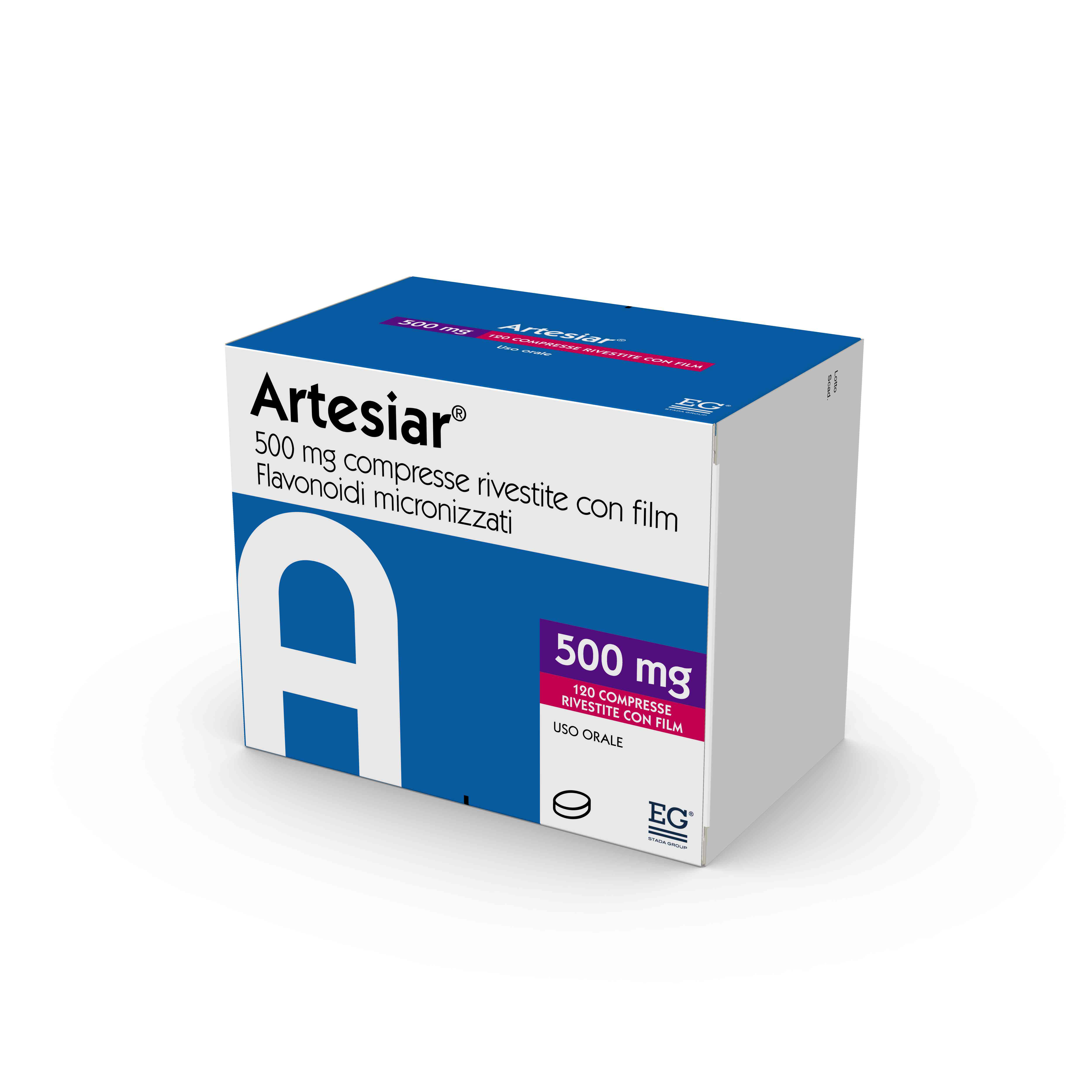 ARTESIAR*120CPR RIV 500MG - dottorbianchi.it