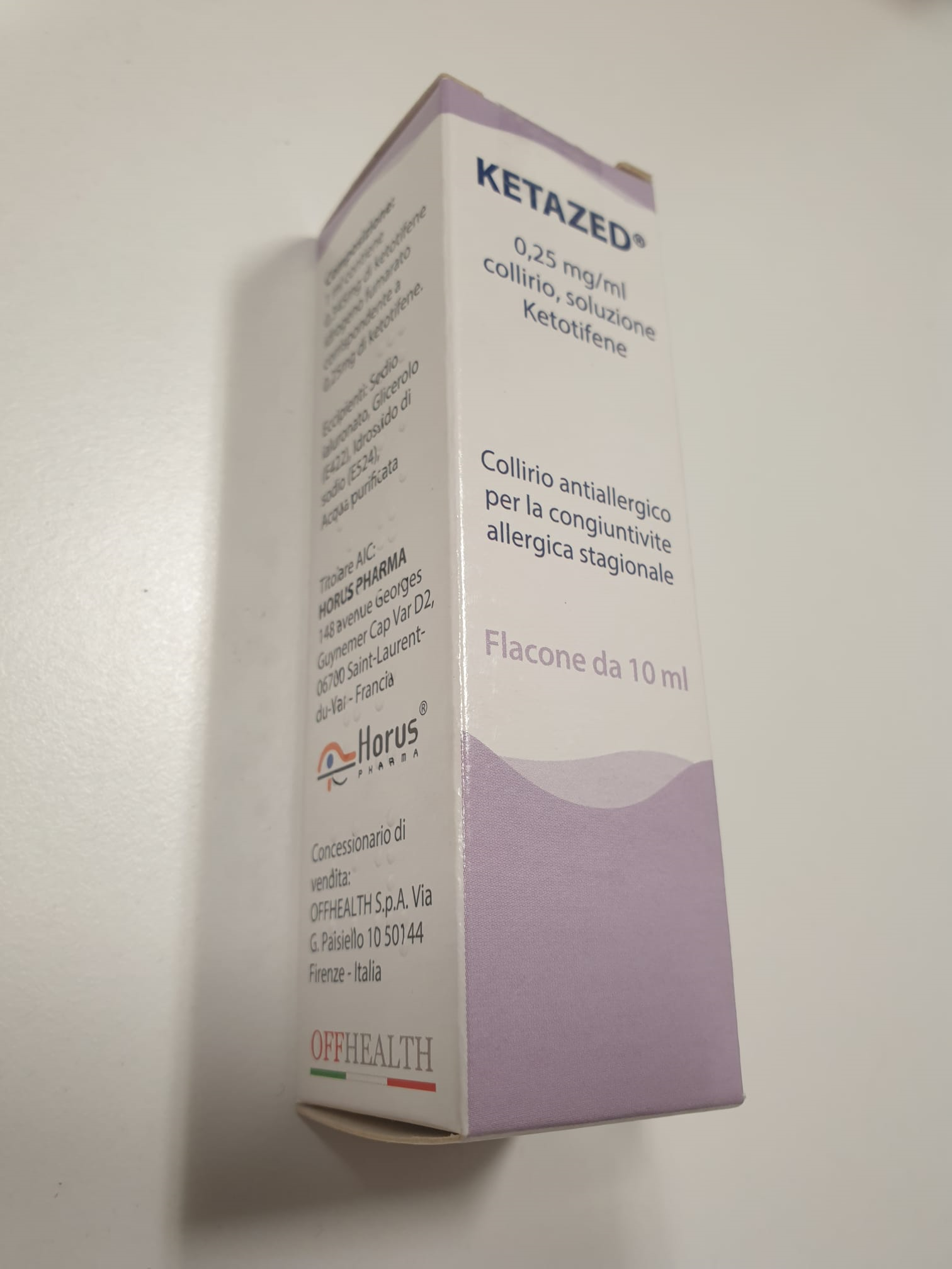 KETAZED*COLL 1FL 10ML0,25MG/ML - dottorbianchi.it