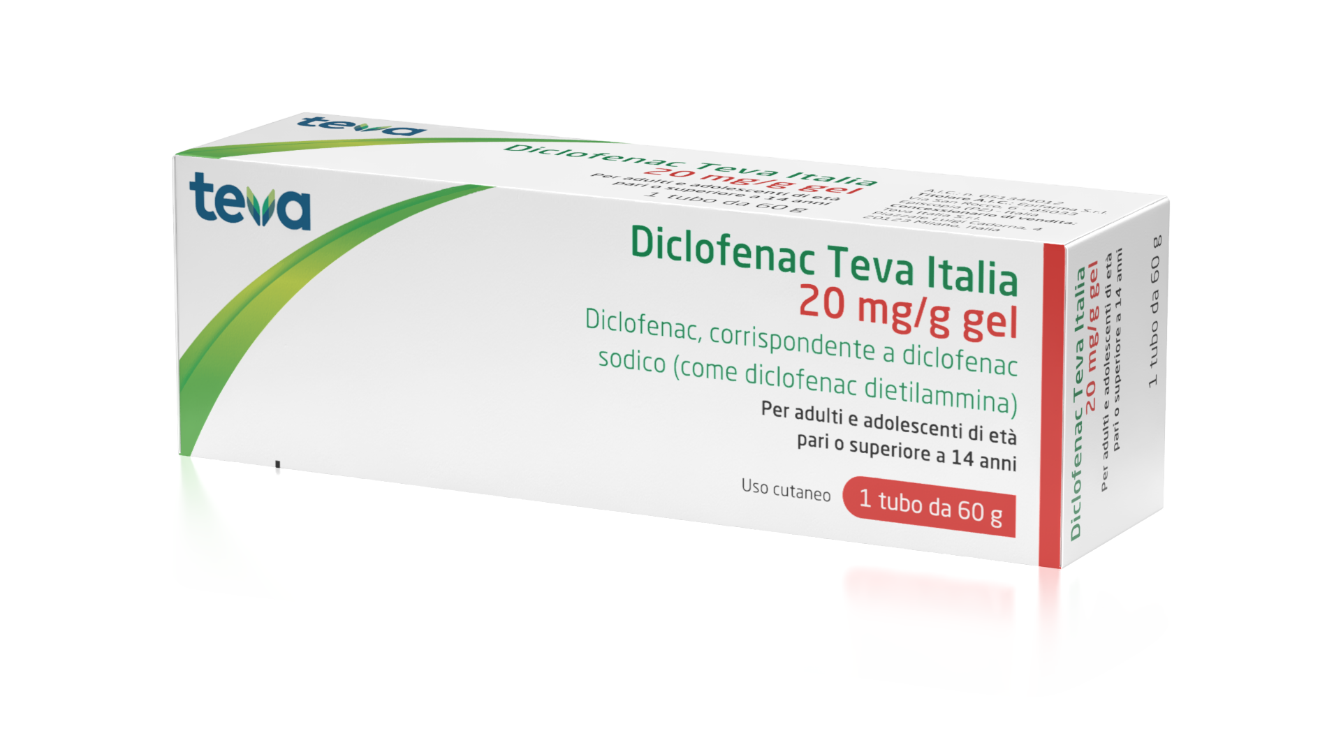 DICLOFENAC TE*GEL 60G 20MG/G - dottorbianchi.it