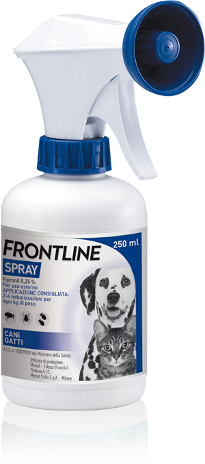 FRONTLINE SPRAY*FL 250ML+POMP - dottorbianchi.it