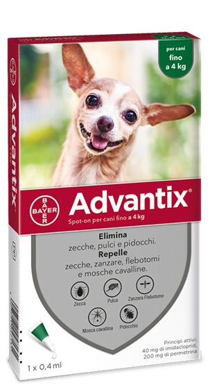 ADVANTIX SPOT ON*1PIP 0-4KG - dottorbianchi.it