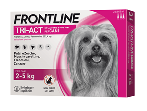 FRONTLINE TRI-ACT*3PIP 2-5KG - dottorbianchi.it