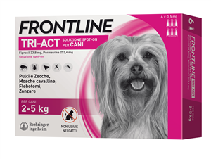 FRONTLINE TRI-ACT*6PIP 2-5KG - dottorbianchi.it