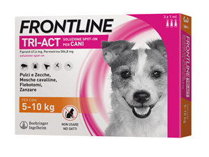 FRONTLINE TRI-ACT*3PIP 5-10KG - dottorbianchi.it