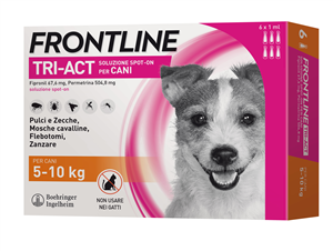FRONTLINE TRI-ACT*6PIP 5-10KG - dottorbianchi.it