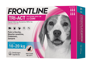 FRONTLINE TRI-ACT*6PIP 10-20KG - dottorbianchi.it