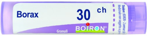 BORAX 30 CH GRANULI - dottorbianchi.it