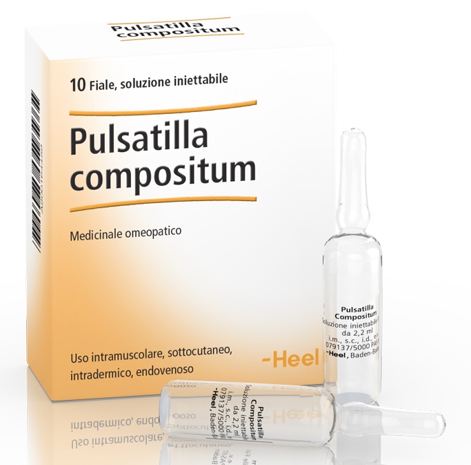 HEEL PULSATILLA COMPOSITUM 10 FIALE DA 2,2 ML L'UNA - dottorbianchi.it