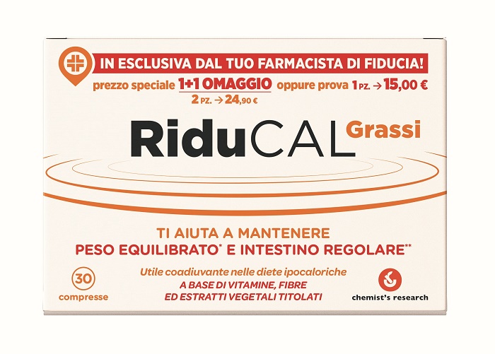 RIDUCAL GRASSI 30 COMPRESSE - dottorbianchi.it