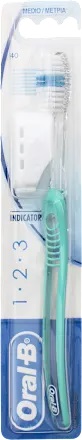 ORALB 123 INDICATOR SPAZZOLINO MANUALE SETOLE 35 MEDIE - dottorbianchi.it