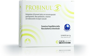 PROBINUL 5 12 BUSTINE 5 G AROMA CIOCCOLATO - dottorbianchi.it