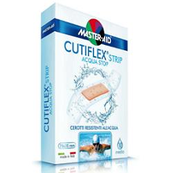 CEROTTO MASTER-AID CUTIFLEXMED STRIP TRASPARENTE IMPERMEABILE SUPPORTO IN POLIURETANO GRANDE 10 PEZZI - dottorbianchi.it