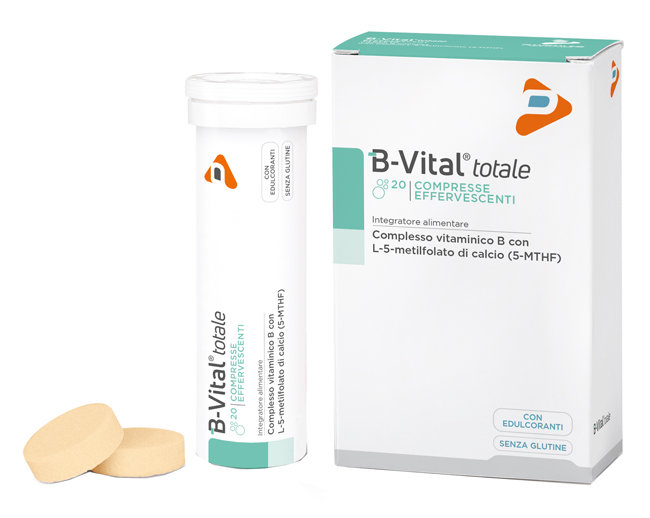 B-VITAL TOTALE ARANCIA 2 TUBI 10 COMPRESSE EFFERVESCENTI - dottorbianchi.it