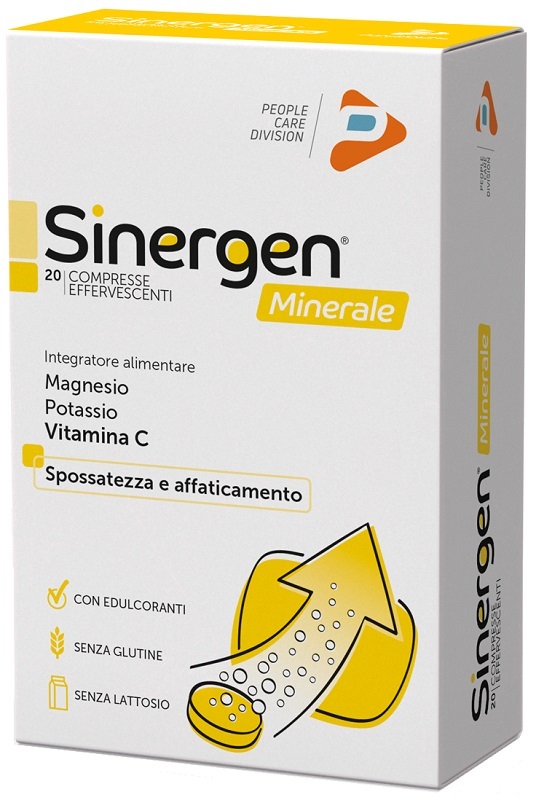 SINERGEN MINERALE LIMONE 20 COMPRESSE EFFERVESCENTI - dottorbianchi.it