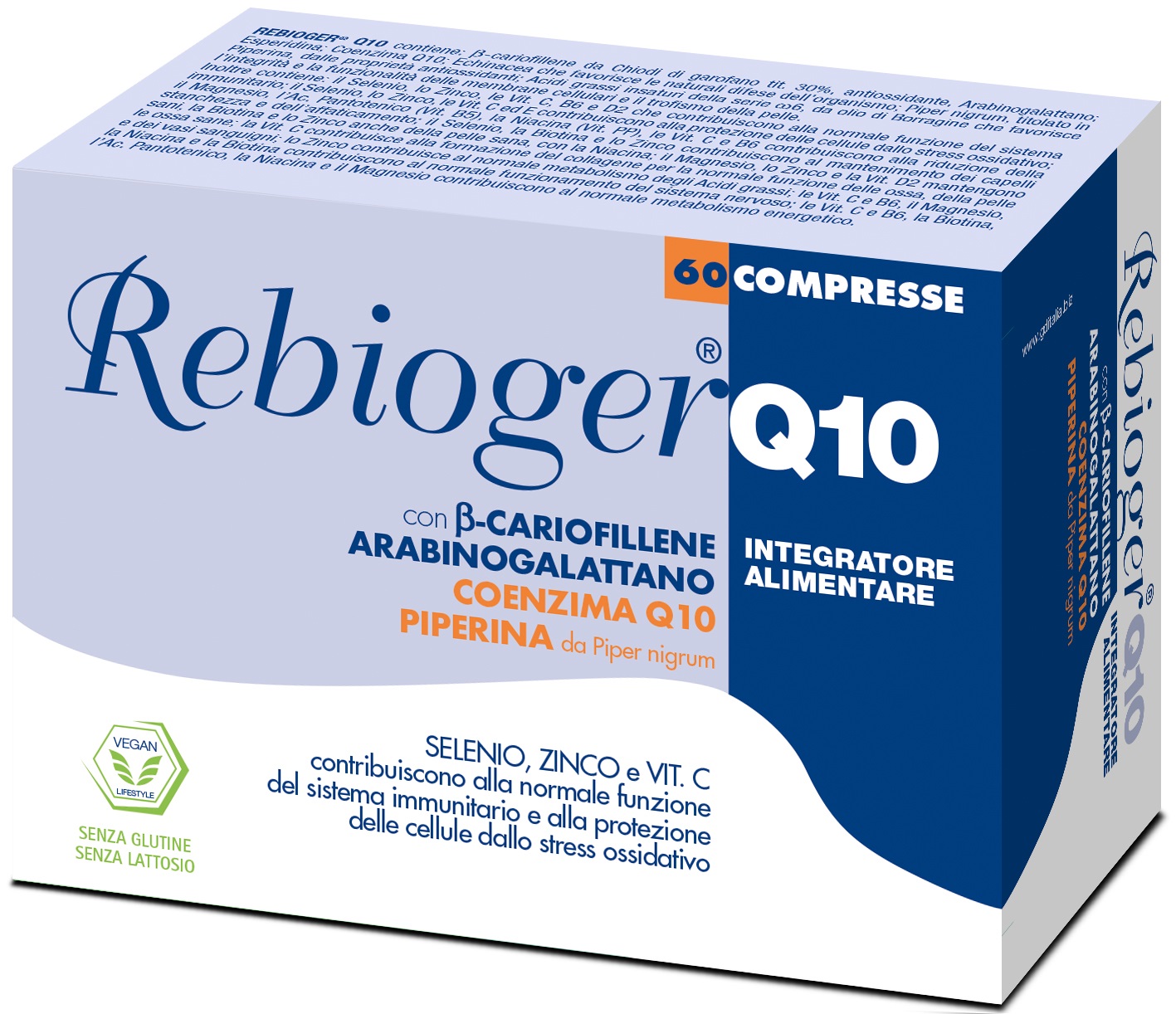 REBIOGER Q10 60 COMPRESSE - dottorbianchi.it