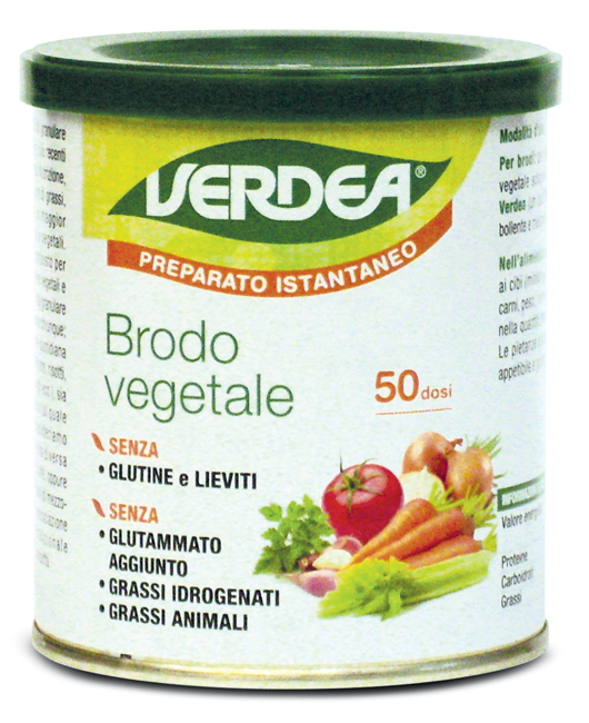 VERDEA PREPARATO ISTANTANEO BRODO VEGETALE 200 G - dottorbianchi.it