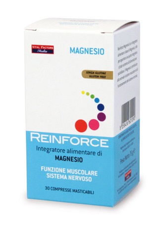 REINFORCE MAGNESIO 30 COMPRESSE MASTICABILI - dottorbianchi.it