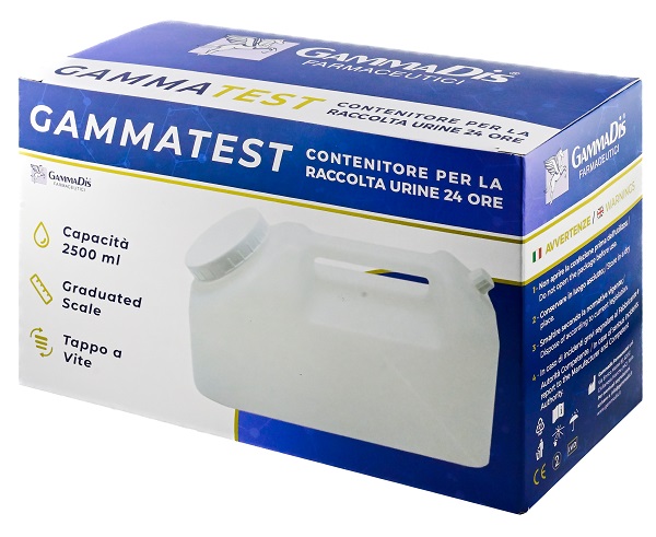 CONTENITORE STERILE PER LA RACCOLTA URINA GAMMASI 24H 2500 ML - dottorbianchi.it