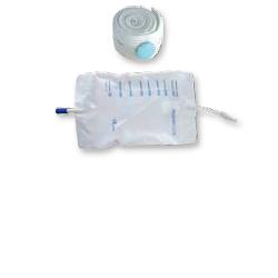 SACCA RACCOGLI URINA DA GAMBA PER INCONTINENZA IN PVC 750 ML TUBO RACCORDO DIRITTO 10 CM+RUBINETTO SCARICO+VALVOLA ANTIREFLUSSO+2 FASCE A BOTTONI 10 PEZZI - dottorbianchi.it